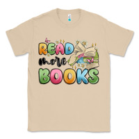 Mushroom read more books Classic Tee - MaliasSmallBusiness