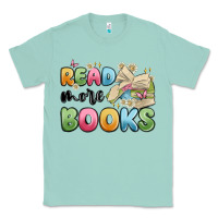 Seafoam read more books Classic Tee - MaliasSmallBusiness