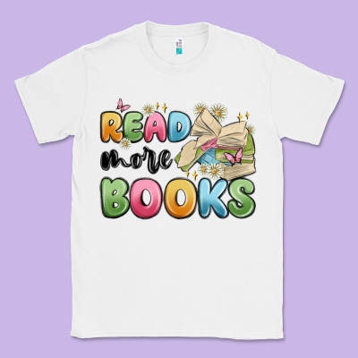 Read More Books Classic Tee Designed By Maliassmallbusiness