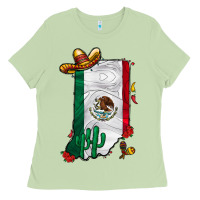 Matcha mexican indiana Ladies Tee - CowhideDigitalArt