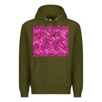 Army Green pink glitter with leopard pattern Premium Hoodie - TumblerDesignByShophia