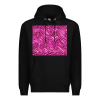 Black pink glitter with leopard pattern Premium Hoodie - TumblerDesignByShophia