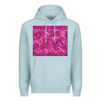Blue Mist pink glitter with leopard pattern Premium Hoodie - TumblerDesignByShophia