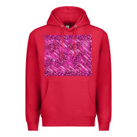 Cardinal pink glitter with leopard pattern Premium Hoodie - TumblerDesignByShophia