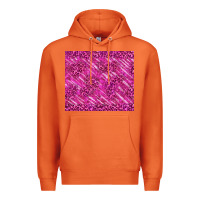 Carrot pink glitter with leopard pattern Premium Hoodie - TumblerDesignByShophia