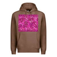 Chestnut pink glitter with leopard pattern Premium Hoodie - TumblerDesignByShophia