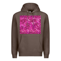 Coffee pink glitter with leopard pattern Premium Hoodie - TumblerDesignByShophia
