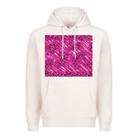 Pale Pink pink glitter with leopard pattern Premium Hoodie - TumblerDesignByShophia