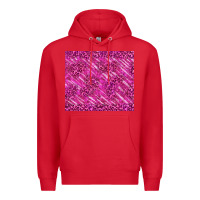 Red pink glitter with leopard pattern Premium Hoodie - TumblerDesignByShophia