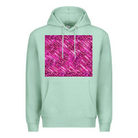 Seafoam pink glitter with leopard pattern Premium Hoodie - TumblerDesignByShophia