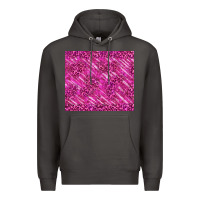 Smoke pink glitter with leopard pattern Premium Hoodie - TumblerDesignByShophia