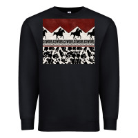 Black cowgirl with cowhide Premium Sweatshirt - TumblerDesignByShophia