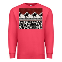 Cardinal cowgirl with cowhide Premium Sweatshirt - TumblerDesignByShophia