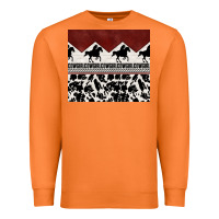 Carrot cowgirl with cowhide Premium Sweatshirt - TumblerDesignByShophia