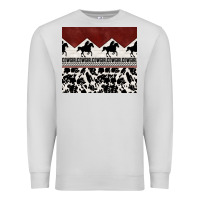 Dove Grey cowgirl with cowhide Premium Sweatshirt - TumblerDesignByShophia