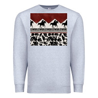 Cowgirl With Cowhide Premium Sweatshirt | Teevron