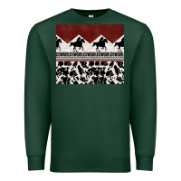 Sports Green cowgirl with cowhide Premium Sweatshirt - TumblerDesignByShophia