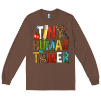 Chestnut tiny human tamer Long Sleeve Tee - NancyCooperArtShop