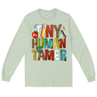 Matcha tiny human tamer Long Sleeve Tee - NancyCooperArtShop