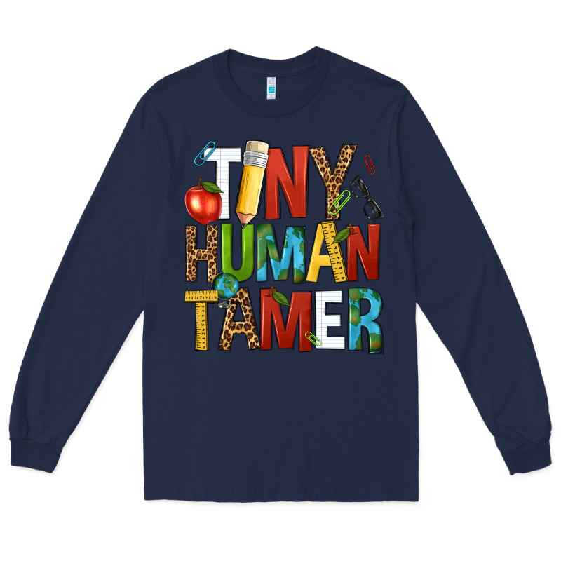 Tiny Human Tamer Long Sleeve Tee by NancyCooperArtShop | Teevron