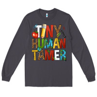 Smoke tiny human tamer Long Sleeve Tee - NancyCooperArtShop