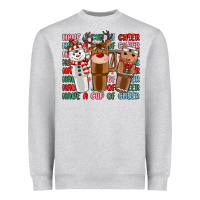 Heather Grey have a cup of cheer Heavyweight Sweatshirt - MaliasSmallBusiness