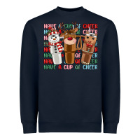 Navy have a cup of cheer Heavyweight Sweatshirt - MaliasSmallBusiness