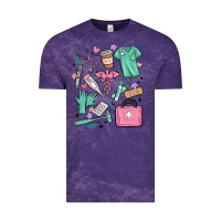 Cloud Purple can't talk right now doing medical assistant stuff Vintage Tee - MaliasSmallBusiness