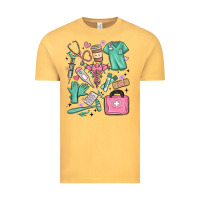Vintage Mustard can't talk right now doing medical assistant stuff Vintage Tee - MaliasSmallBusiness