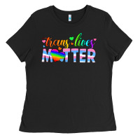 Black trans lives matter Ladies Tee - HRA Design Shop