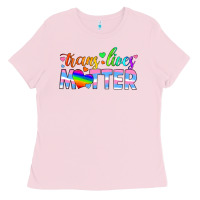 Bubblegum Pink trans lives matter Ladies Tee - HRA Design Shop