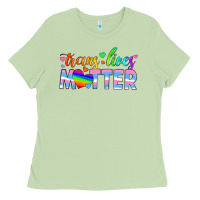 Matcha trans lives matter Ladies Tee - HRA Design Shop