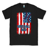 Black baseball dad american flag Classic Tee - JahusDesignShop