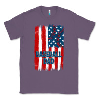 Lavender baseball dad american flag Classic Tee - JahusDesignShop