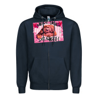 Navy Valentine Sloth Zipper Hoodie - Bettercallsaul