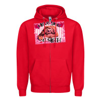Red Valentine Sloth Zipper Hoodie - Bettercallsaul