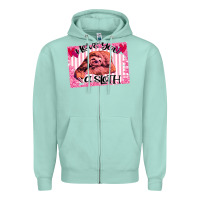 Seafoam Valentine Sloth Zipper Hoodie - Bettercallsaul
