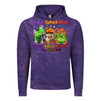 Cloud Purple Hallothanksmas Vintage Hoodie - NancyCooperArtShop