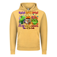 Vintage Mustard Hallothanksmas Vintage Hoodie - NancyCooperArtShop