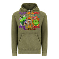 Vintage Olive Hallothanksmas Vintage Hoodie - NancyCooperArtShop