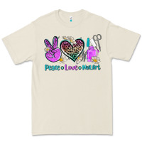 Peace Love Nail Art Premium Tee | Teevron