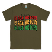 Army Green i am black history Classic Tee - MaliasSmallBusiness