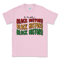 Bubblegum Pink i am black history Classic Tee - MaliasSmallBusiness
