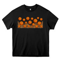 Black leopard basketball 16oz libbey glass Heavy Core Tee - HRA Design Shop