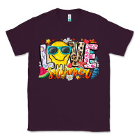 Plum Love Summer Classic Tee - CowhideDigitalArt
