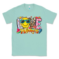 Seafoam Love Summer Classic Tee - CowhideDigitalArt