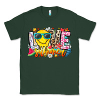 Sports Green Love Summer Classic Tee - CowhideDigitalArt