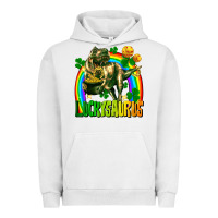 Pigment Lunar Rock luckysaurus St. Patricks Day Urban Hoodie - FaDigitalArtStudio