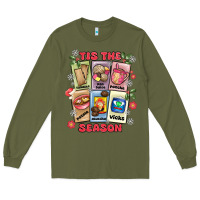 Army Green this the season tamales pan dulce Long Sleeve Tee - MaliasSmallBusiness