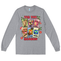 Heather Grey this the season tamales pan dulce Long Sleeve Tee - MaliasSmallBusiness